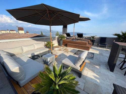 Deluxe Skylounge Design Apartment 360 grad Lake View