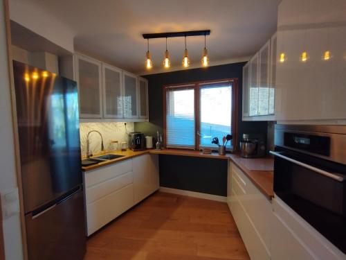 virtuve, La Terrasse des Ecrins in Saint-Martin-de-Queyrieres