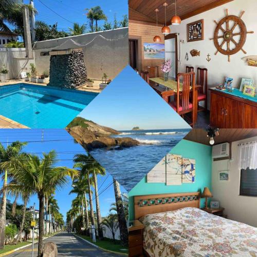 Casa de praia com sabor de campo