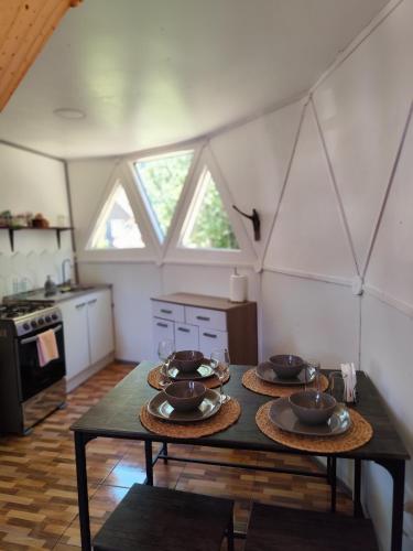 廚房, Domotel Aysen 4 personas excelente conectividad in 艾森港