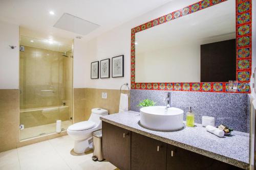 OgoVallarta, 2 BR Beachfront with Double Balcony, Office, BBQ in Puerto Vallarta, Mexico