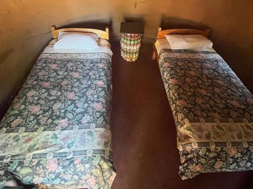 2 twin beds