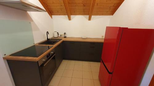 Kitchen, Ferienwohnung AA-Waldhausen DG in Aalen