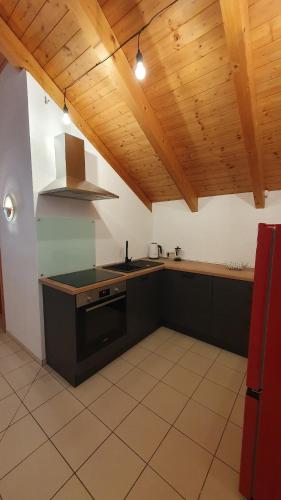 Kitchen, Ferienwohnung AA-Waldhausen DG in Aalen