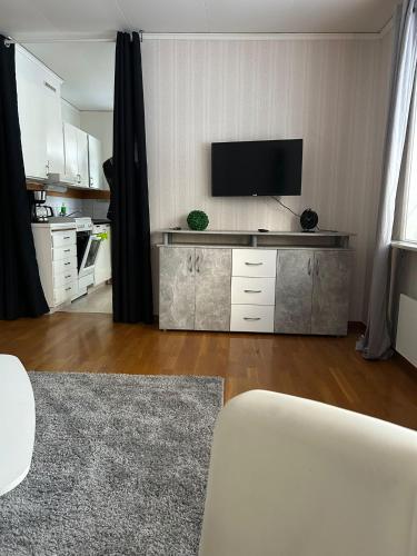 공용 라운지/TV 시청 구역, Ferienstuga Lappland Kristineberg in 보름셀레