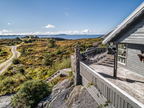 Erkély/terasz, Holiday Home Sjøbuvågen by Interhome (Holiday Home Sjøbuvagen by Interhome) in Korssund