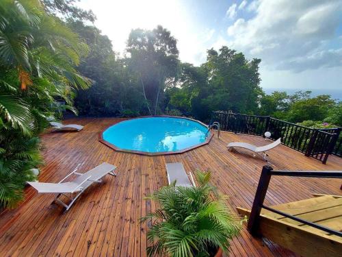 Vistas, Villa du Jardin Botanique de Deshaies - Ex Propriété COLUCHE  in Deshaies
