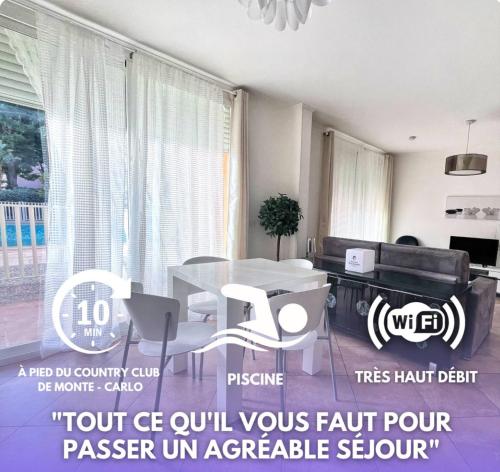Direct Monaco 2 Pièces devant piscine 1
