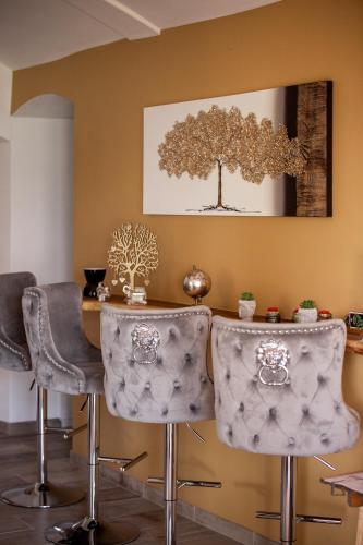 Krogs/atpūtas telpa, Großes Appartement mit 2 Schlafzimmer für 4 Personen (Großes Appartement mit 2 Schlafzimmer fur 4 Personen) in Sankt Paul Im Lavanttal