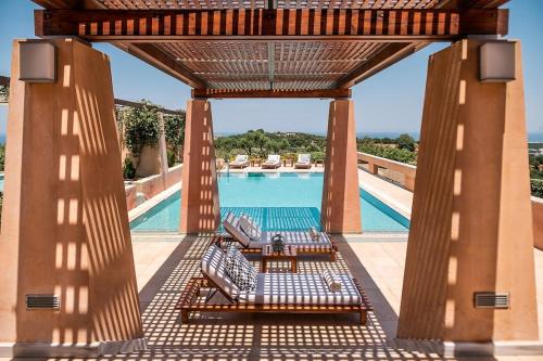 Annaniko Villa, amazing views, Spacious pools, Gerani