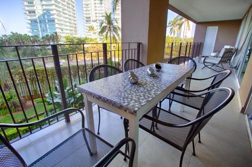 Large Balcony with Quick Access to Sandy Beach and Sparkling Pools in Puerto Vallarta, Mexico
