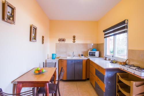 Kitchen, Dead Sea Sun Guest House in Rotem
