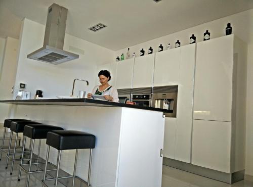 ห้องครัว, Casa O Carrasco Design house with pool in เรกูเอนโก กรันเด
