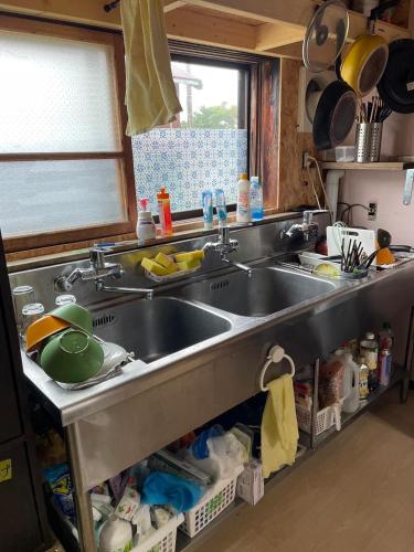 kuchyně, Guest House Shiome in Nakashibetsu