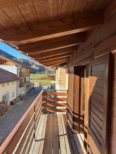 Balkons/terase, Mansarda al Noce in Pellizzano