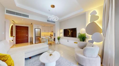 Vacationer Holiday Homes I Modern 1 Bed l Burj Khalifa Views l Close to Dubai Mall, Dubái (foto 5)