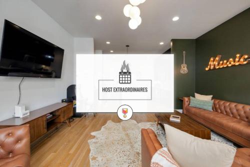 Nashvista Townhome Downtown Views 10 Comfy Beds