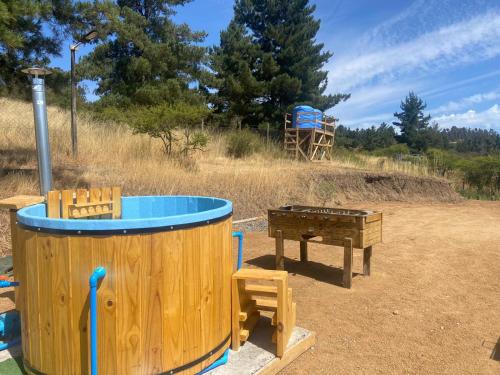 Гореща вана, Eco Cabaña San Enrique (Eco Cabana San Enrique) in El Convento