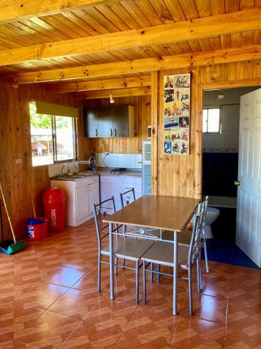 virtuve, Cabañas Villa Alegre (Cabanas Villa Alegre) in Lago Rapel