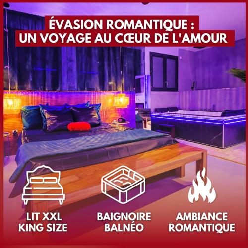 SERENITY Suite - Love room Hotel de charme Feyzin