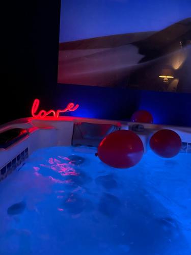 جاكوزي, Gîte duo à la campagne Les Grandes Maisons SPA HAMMAM accès avec sup (Gite duo a la campagne Les Grandes Maisons SPA HAMMAM acces avec sup) in Lorris