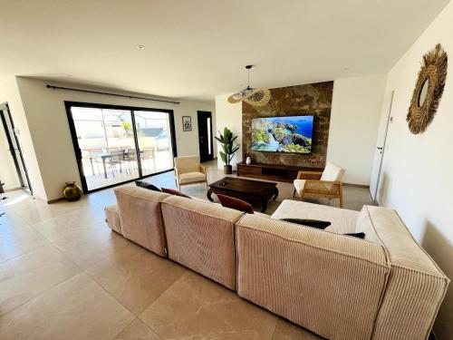 Villa exotique avec piscine - Dolce Rhôna gîte à louer Charmes-sur-Rhône