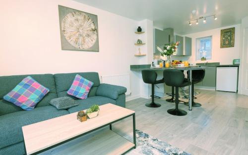 ห้องครัว, Barn Fold House with Parking, Garden, Wi-Fi in ลอว์ลีย์