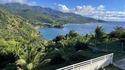Utsikt, Villa Bacaly in Bouillante