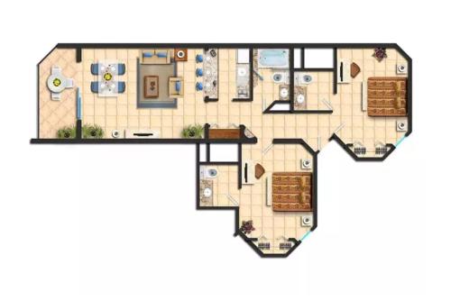 2BD Oceanview Villa Del Palmar Cabo in Cabo San Lucas, Mexico