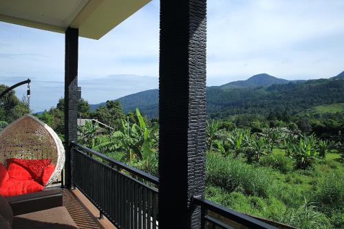 Balcony/terrace, Avilla Puncak near Gunung Mas Wisata Argo