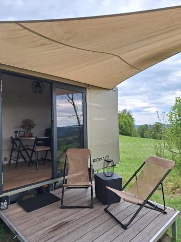 Wonderful Tiny house Hootka with fabulous view near Semily in Slapy