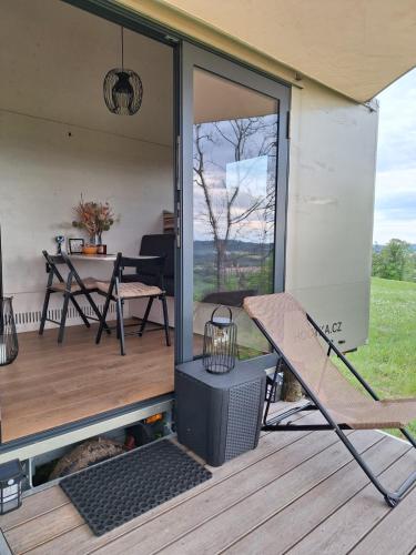 Wonderful Tiny house Hootka with fabulous view near Semily in Slapy