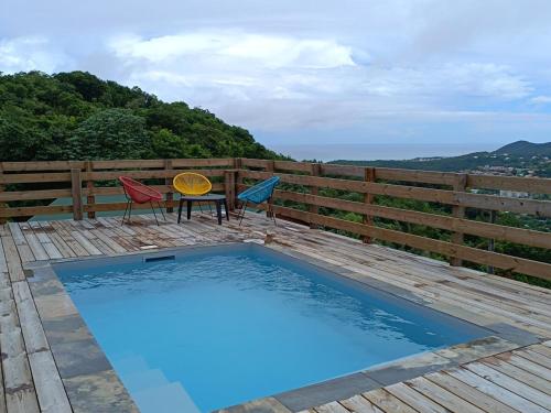 Villa with pool and panoramic view Villa with pool and panoramic view