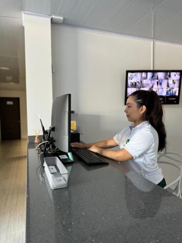 Lobby, Hotel Mar Verde in Acacias