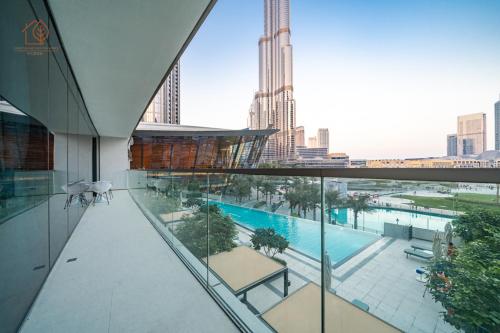 Cozy 2-Bed Home with Burj Khalifa Views 204GR-2, Dubái