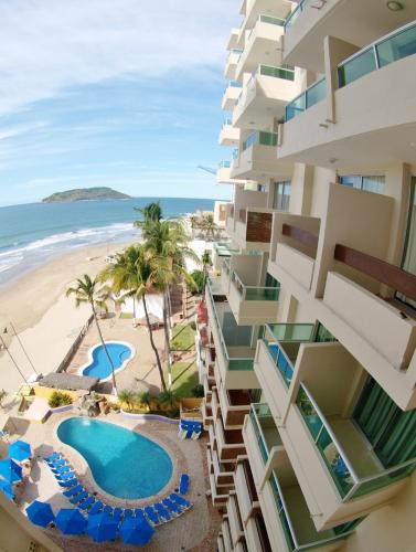 Uitzicht, Las Flores Beach Resort in Mazatlán