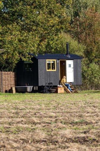 'Bramley' Hut on private farm, Charsfield
