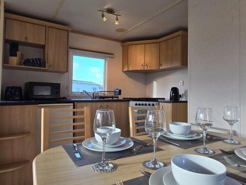 Konyha, Elf Wood Lodge - Swimming Spa, Sky Sports, Tennis, Hadrian's Wall listing in Port Carlisle
