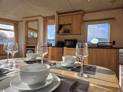 Konyha, Elf Wood Lodge - Swimming Spa, Sky Sports, Tennis, Hadrian's Wall listing in Port Carlisle