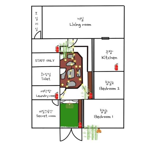Hanok Private house with frond yard