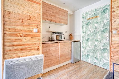 bucătărie, Studio Himalaya Rénové et lumineux (Studio Himalaya Renove et lumineux) in Palaiseau