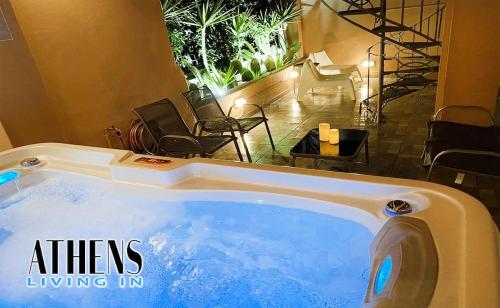 Classic Residence A3 apt 4ppl with Jacuzzi, Ateny