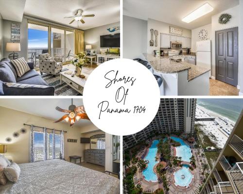 Shores of Panama 1704 - 2 Bedroom Bunk Room Sleeps 8, Updated! Res, Parking condo