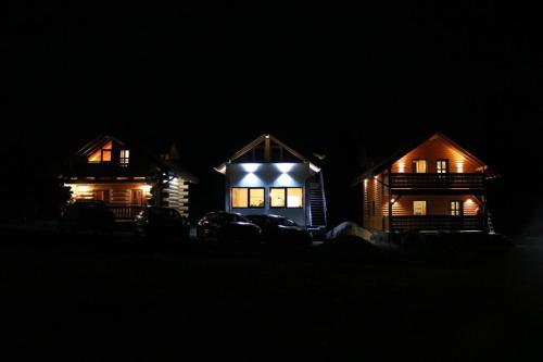Viesnīcas āriene, Casutele dintre brazi in Panaci