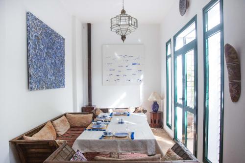 sala de TV, RIAD OASIS D'ASILAH in Arcila