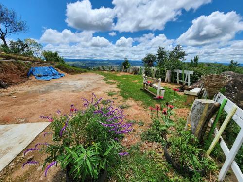 Garden, SafarnamaStays Homestay Camping Room Markham Mafhawnlur Meghalaya in Mylliem