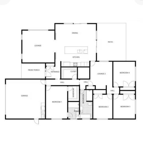 Floor plans, Modern and Spacious 4 bedroom Home only 2yo in Omata