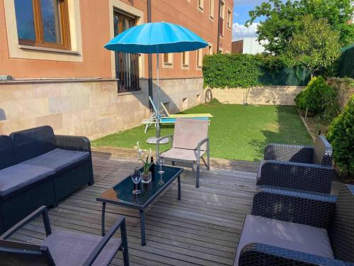 Kert, Homely flat with Garden near Segovia in Torrecaballeros