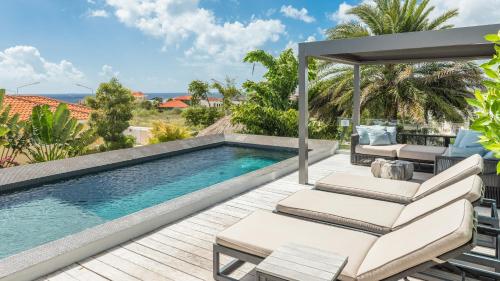 The Pearl of Jan Thiel villa with private pool gym and game room
