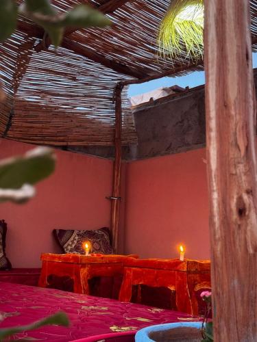 Erkély/terasz, Riad dar Malak in Marrakesh